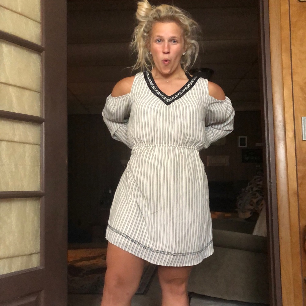 Maurices Longsleeve Shoulder Cut Dress